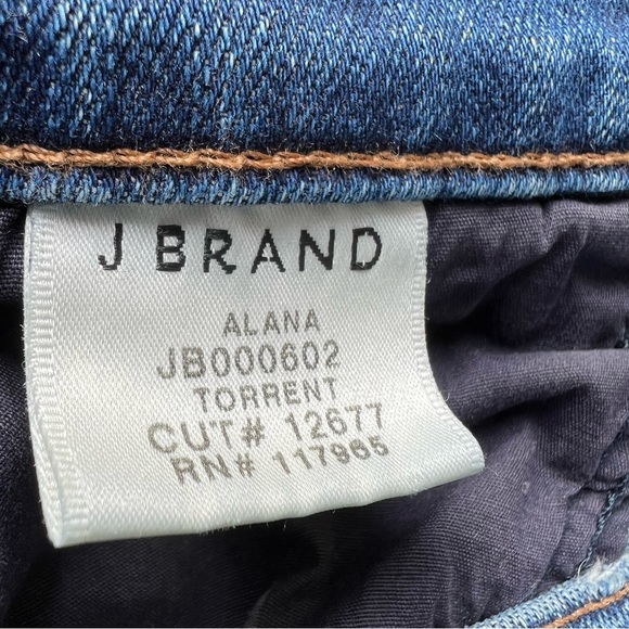 NWOT J.Brand Skinny Jeans, distressed, cropped, high waist CUT 12677 Sz 24 - Picture 12 of 12